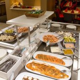 Dinner buffet on Silja Line